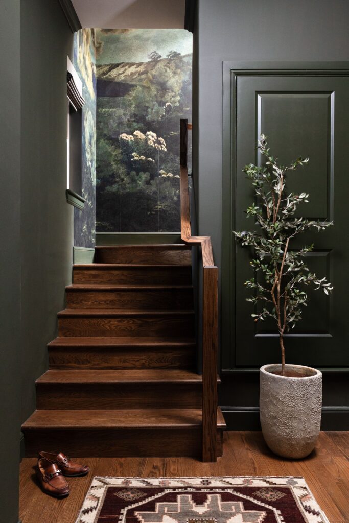 Landscape Mural urban entryway