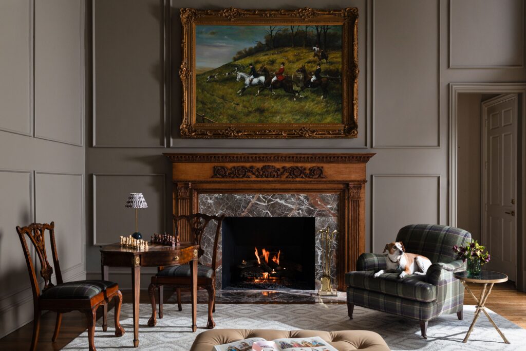 Preston Hollow Dallas Interior Design Tartan Diamond Rug.jpg