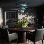 Dallas Interior Designer Moody Dining Room Mural Wallpaper.jpg