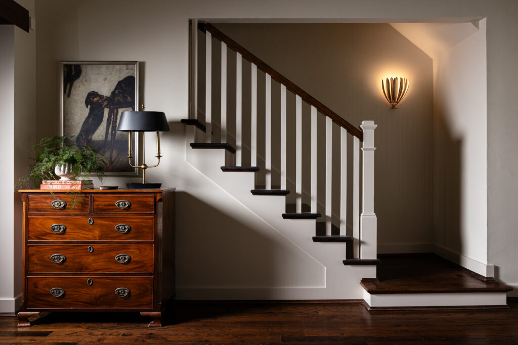 Richardson Tx Home Renovation Stairway Lighting Elizabeth Ryan Interiors.jpg